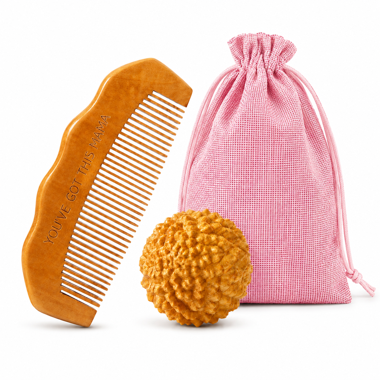 Labor Focus Duo – Birth Comb & Acupressure Massage Ball Set