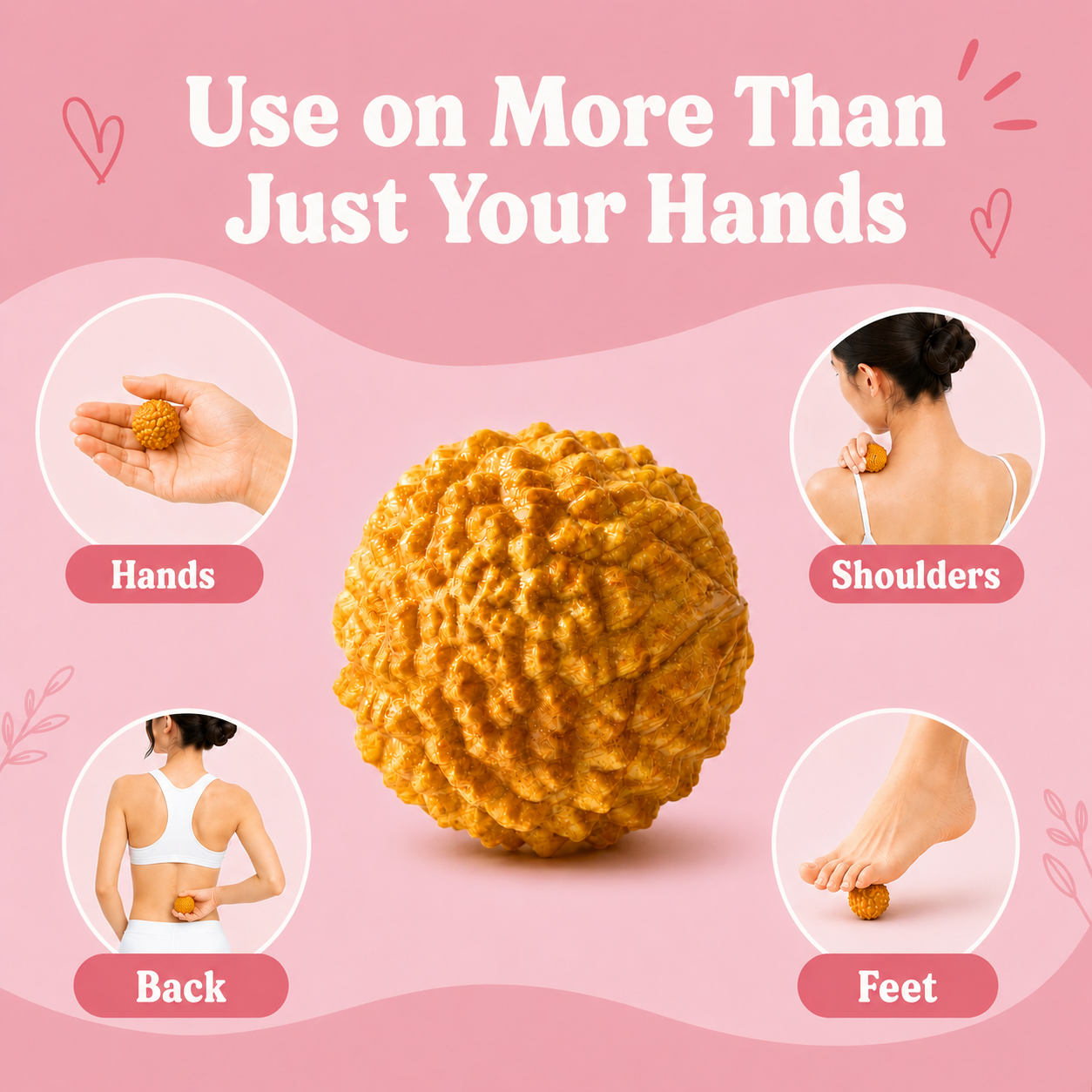 Labor Focus Duo – Birth Comb & Acupressure Massage Ball Set